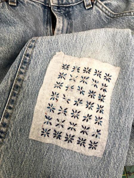 Washable Mending Transfers: Sashiko & Embroidery Patterns for Visible Mending