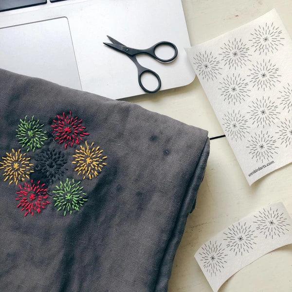 Washable Mending Transfers: Sashiko & Embroidery Patterns for Visible Mending
