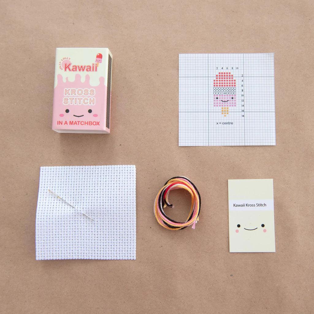 Kawaii Matchbox Cross Stitch Kits