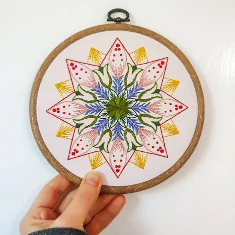 Embroidery Kits - Cozy Blue Handmade