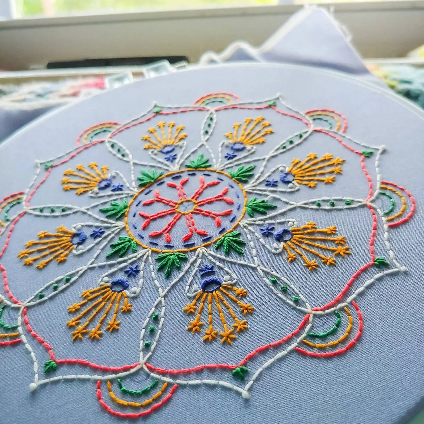 Embroidery Kits - Cozy Blue Handmade