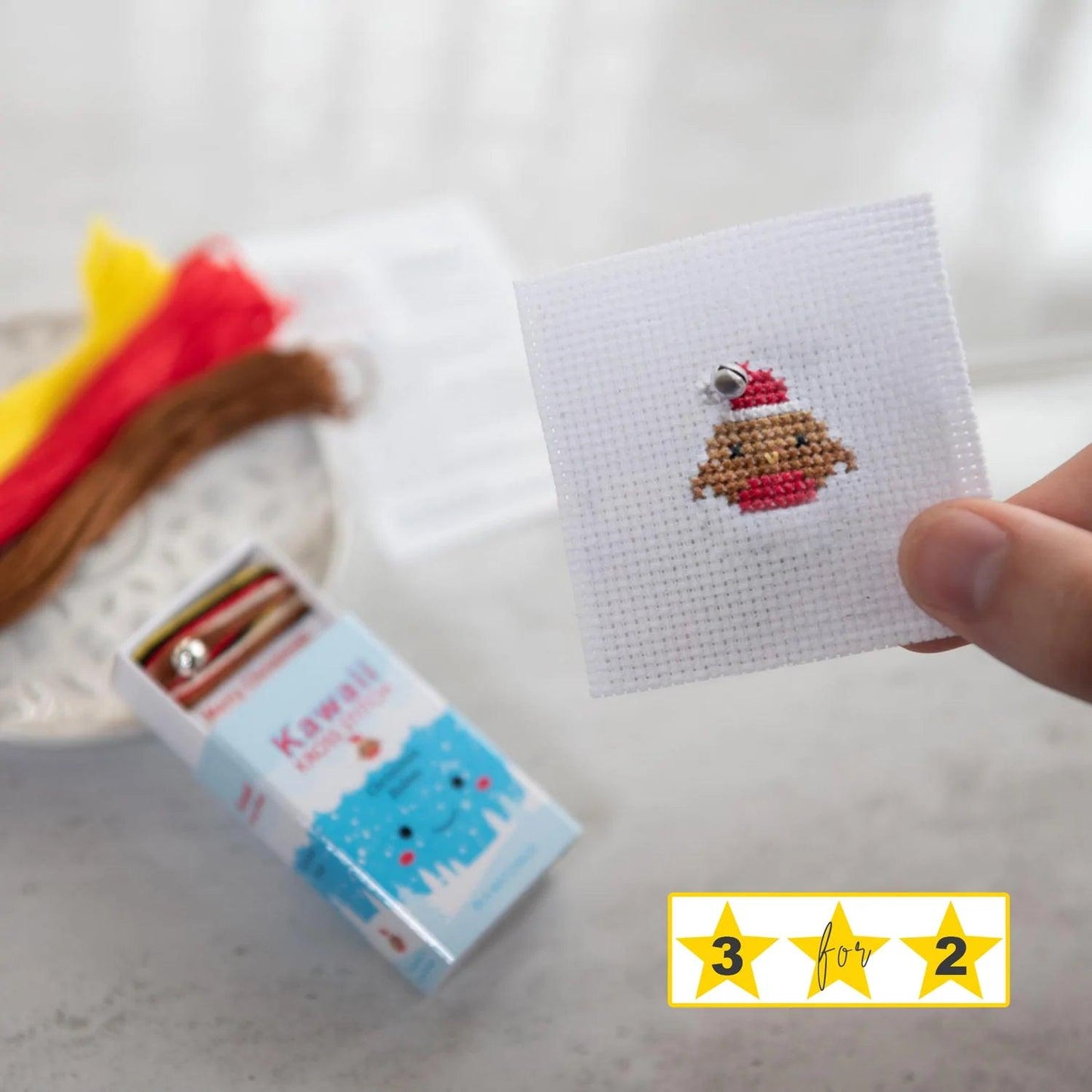 Kawaii Matchbox Cross Stitch Kits