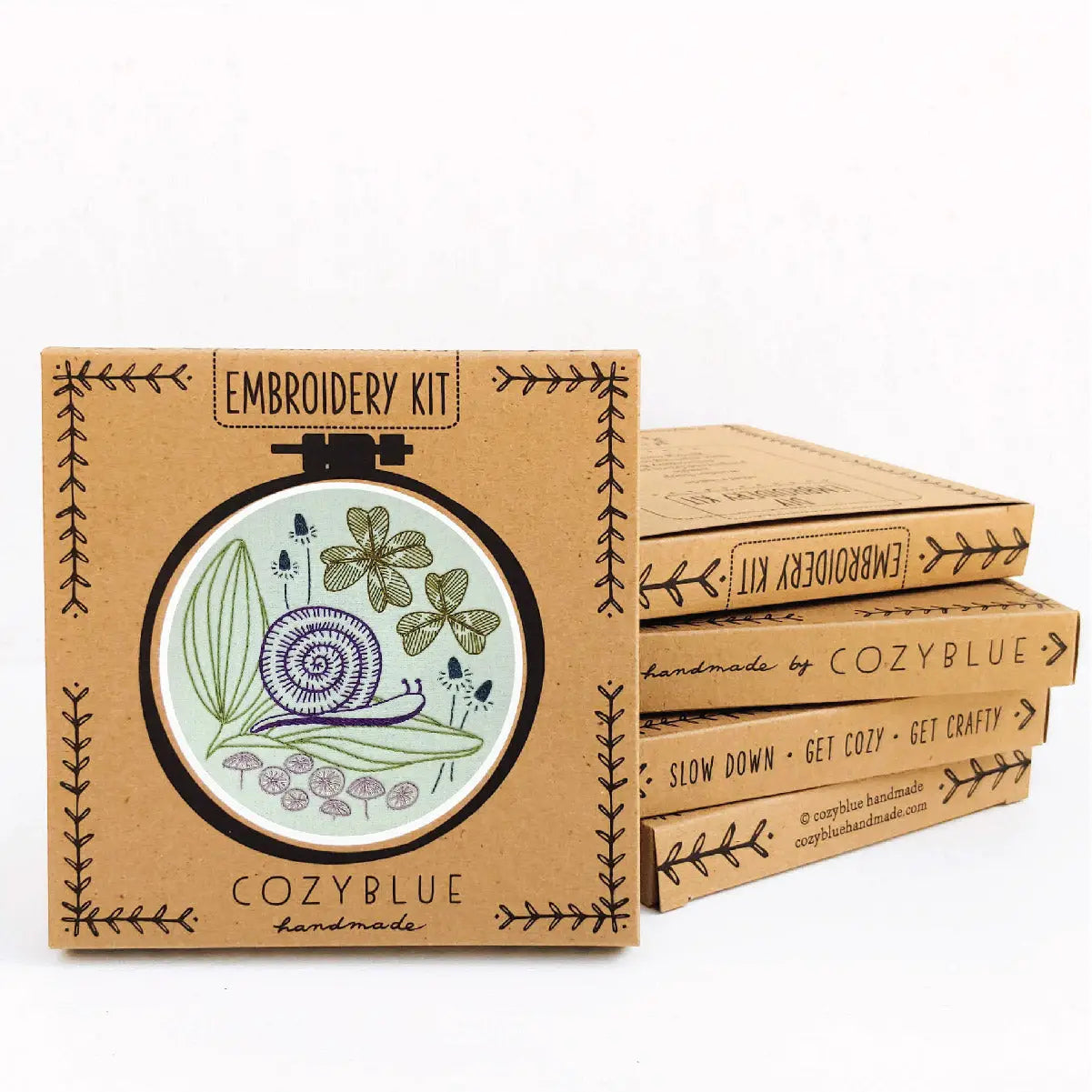 Embroidery Kits - Cozy Blue Handmade