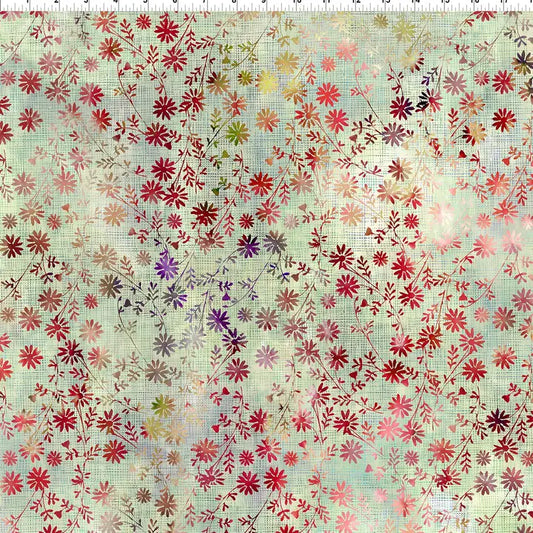 Shirting Weight Scattered Floral Cotton Print by the 1/2 yard
