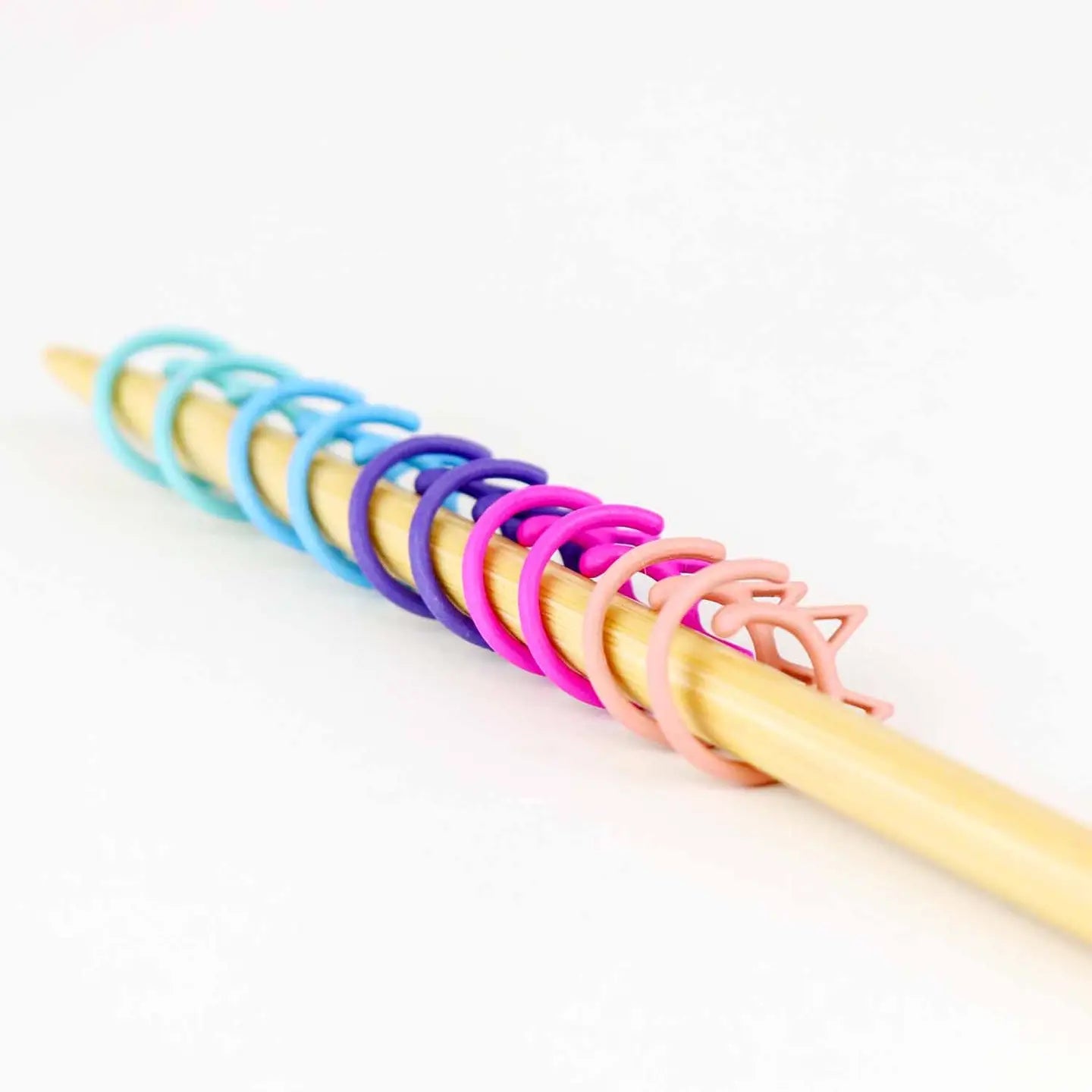 Cat Clips - Rainbow Stitch Markers