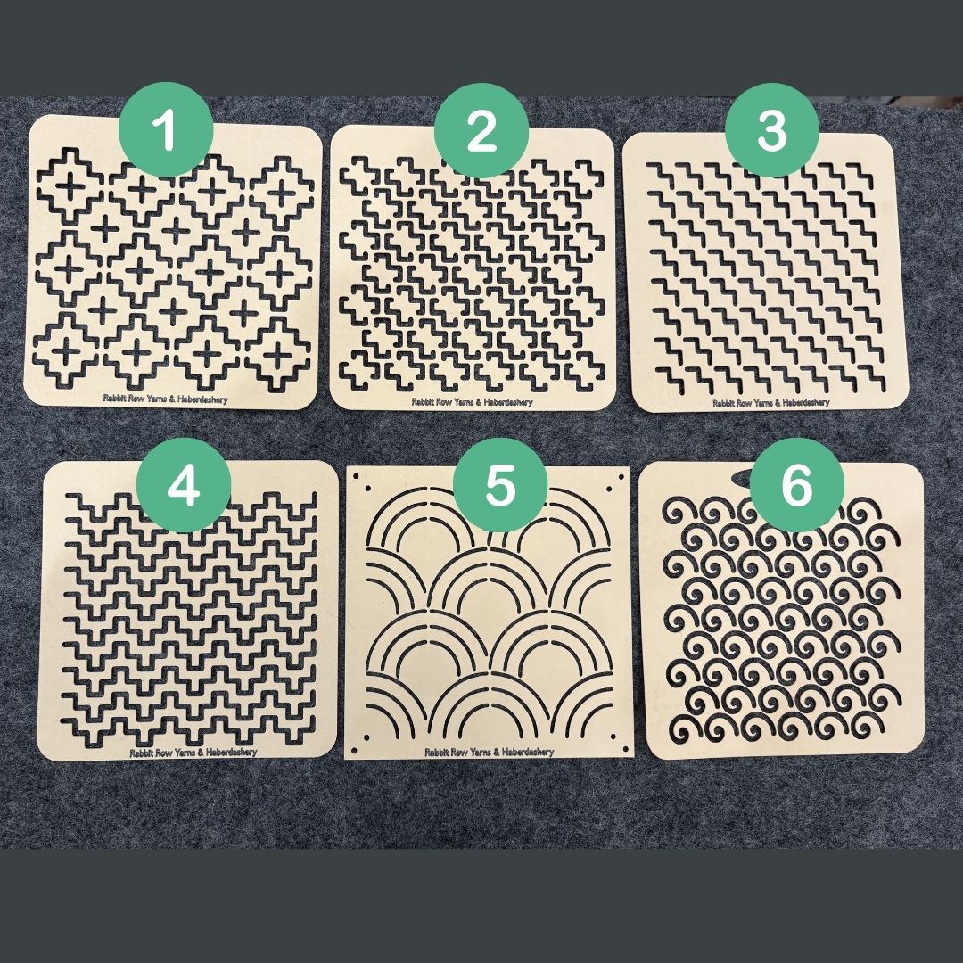 Sashiko Re-usable Stencils