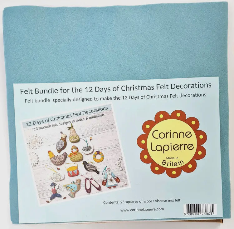 12 Days of Christmas Felt Decorations Book