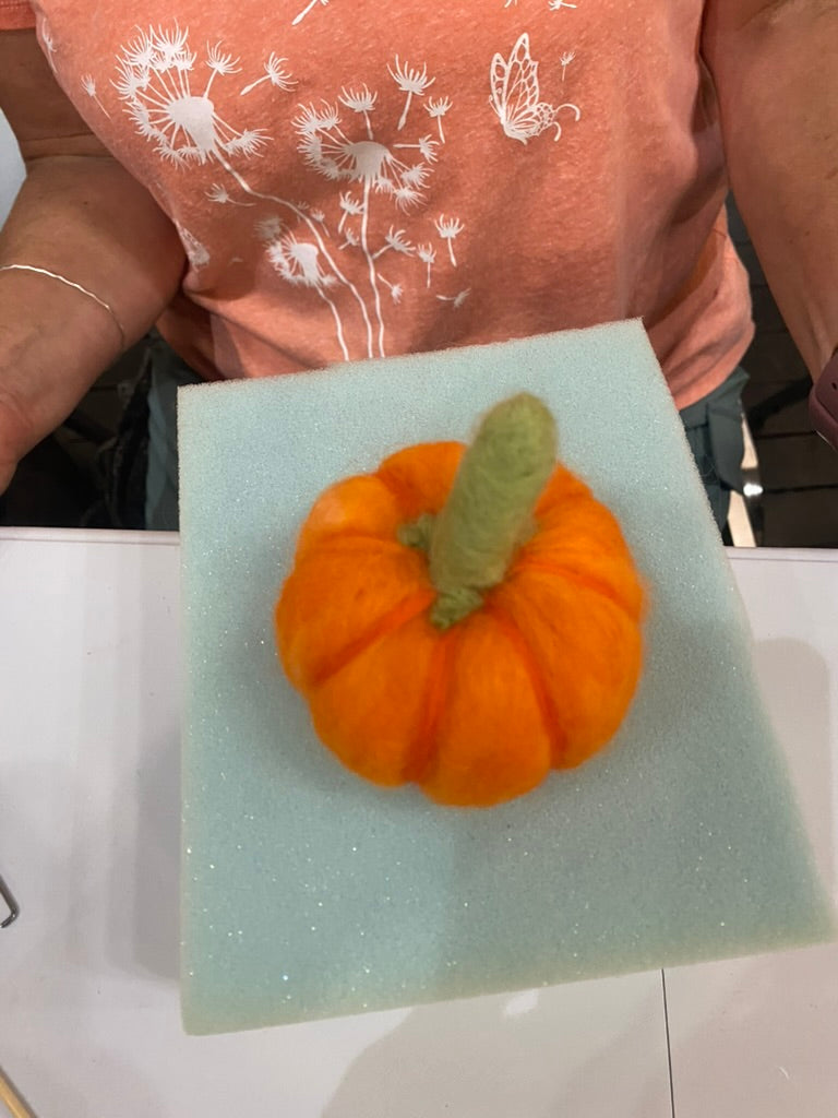Harvest Your Own Heirloom: Needle Felted Pumpkin Kit with Video Tutorial