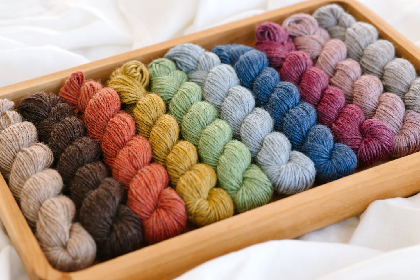 Sora - 85%Wool; 15% Nettle - DK/Lt Worsted Weight Yarn