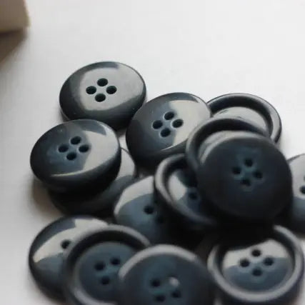 Italian Buttons, Navy - Size 36