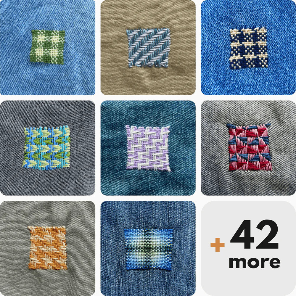Darning Patch 50 Patterns - Digital Download