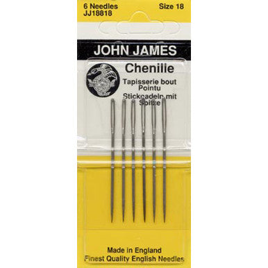 Chenille Needles - Size 18 - pack of 6 needles