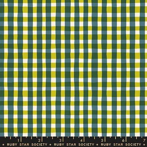 Egg and Friends Galaxy Tablecloth Blender Plaid Fabric by the 1/2 yard