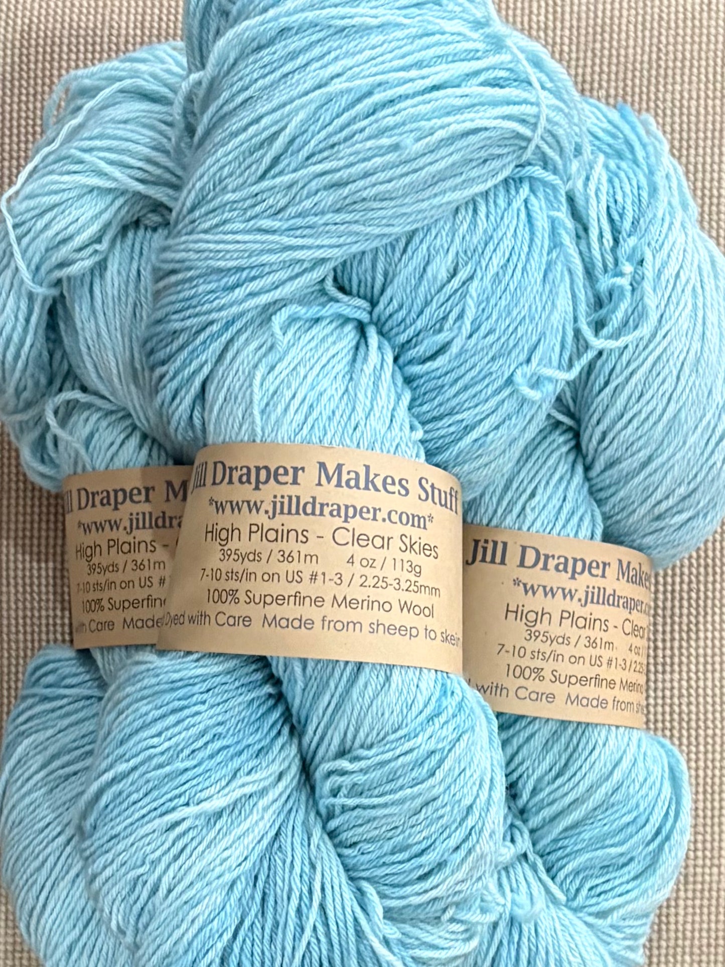 High Plains - Fingering - US Superfine Merino - NY Small Batch Dyed