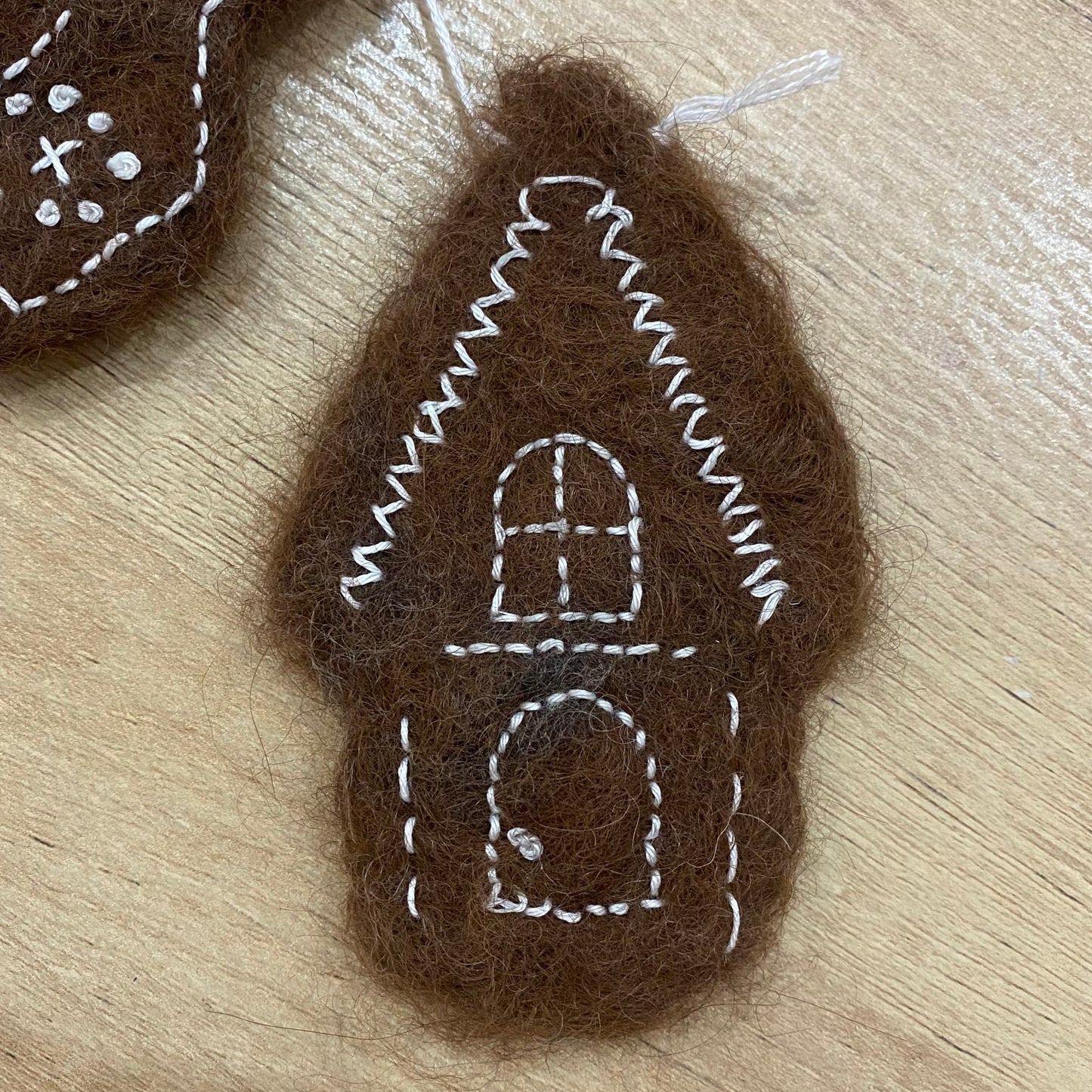 Felted Gingerbread Ornament Kit