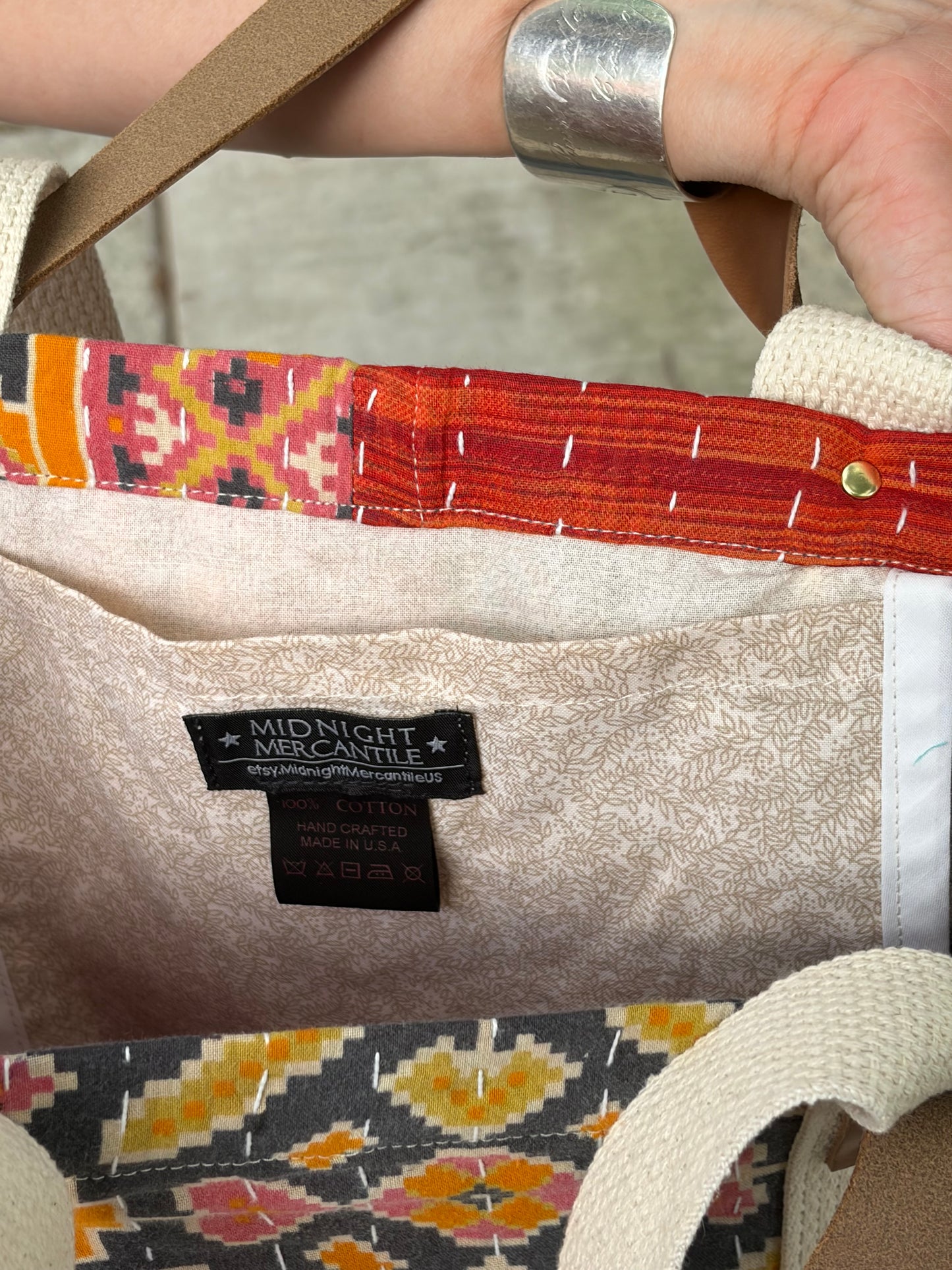 Midnight Mercantile Handsewn Bags