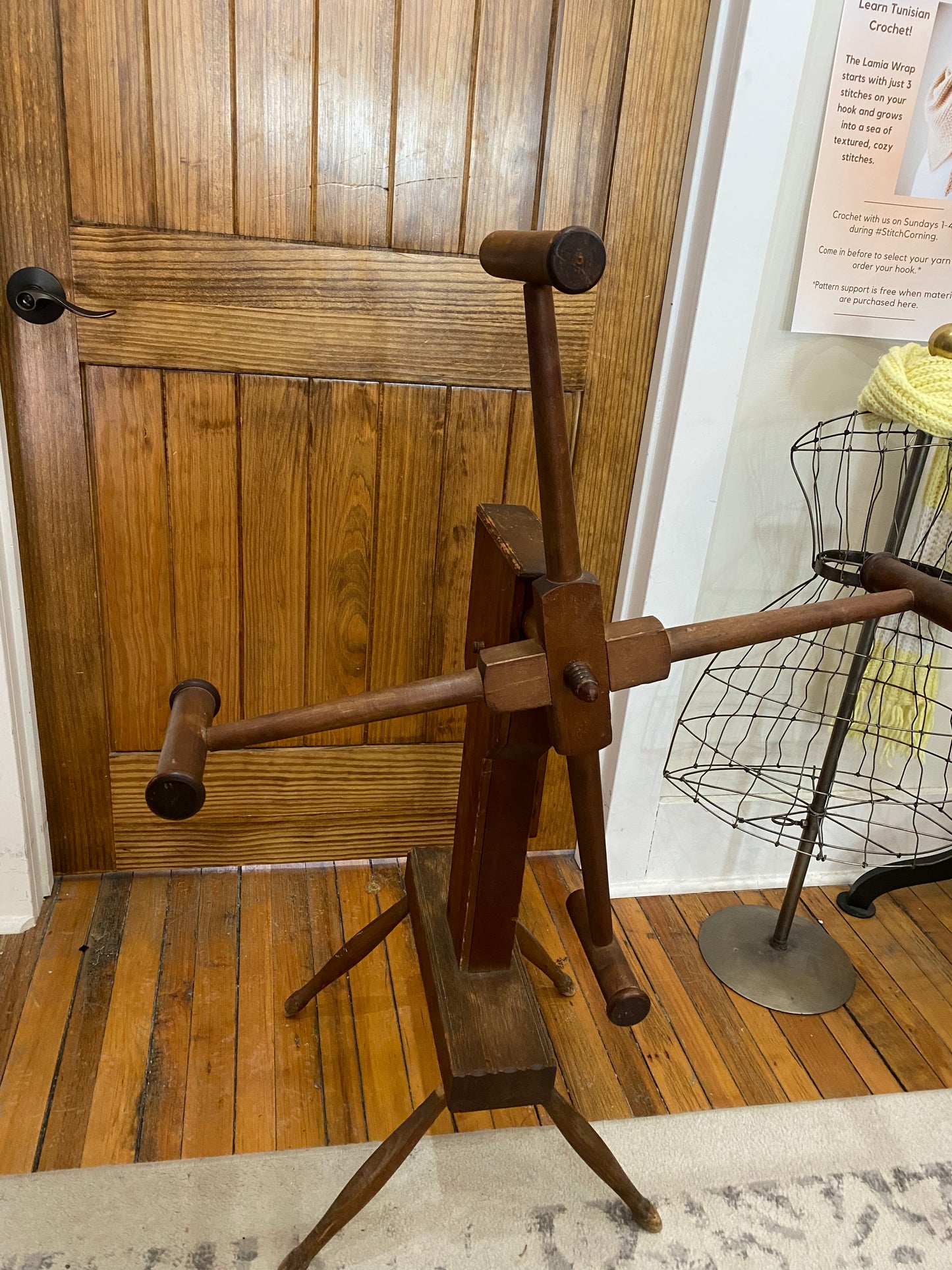 Antique Yarn Winders aka Spinner's Weasels