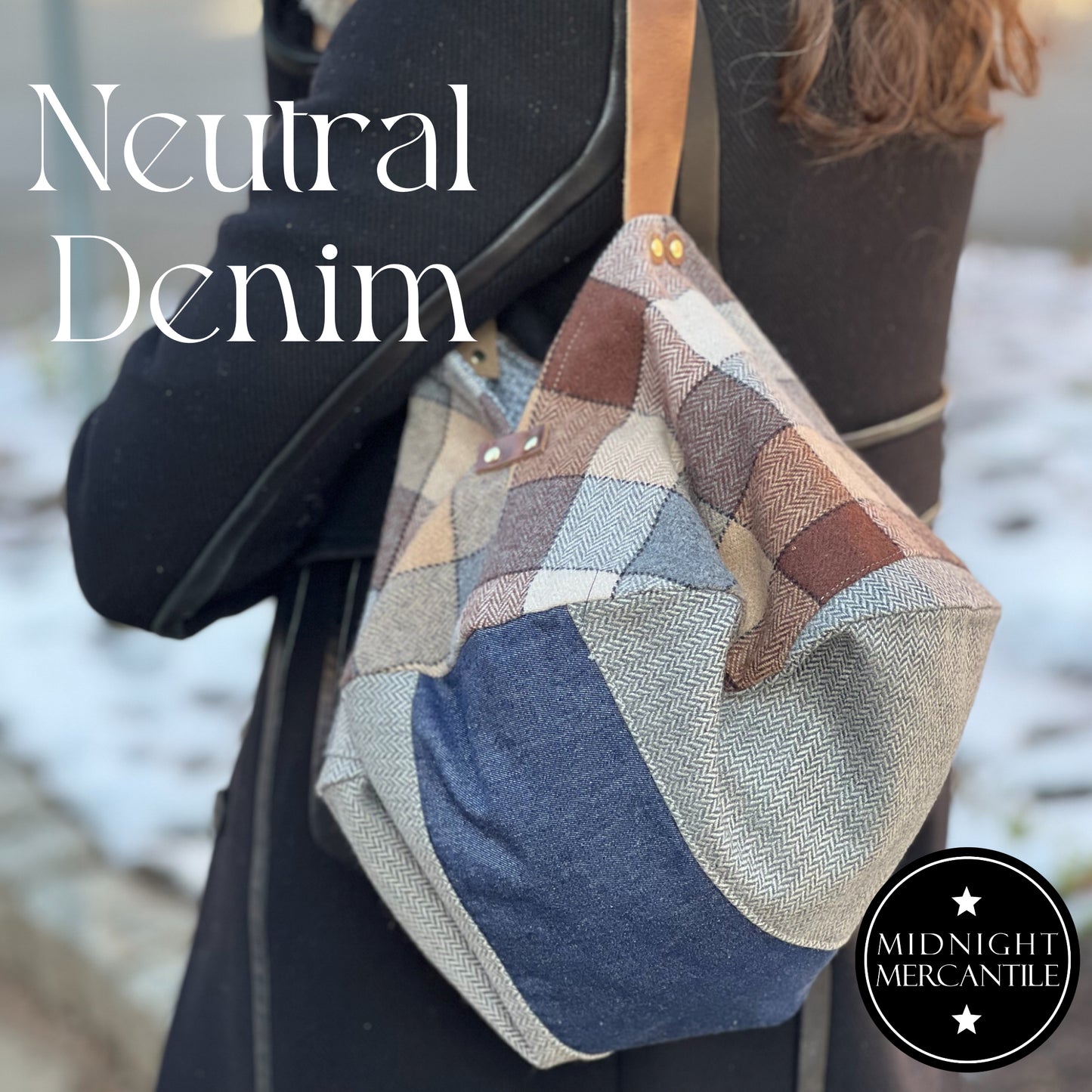Midnight Mercantile Handsewn Bags
