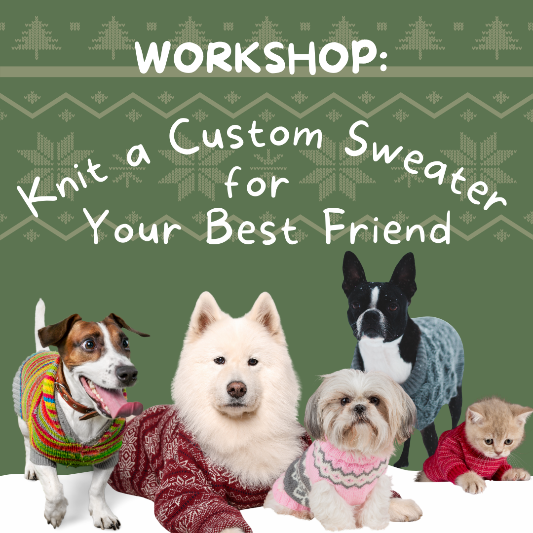 Workshop: 🐾 Knit a Custom Sweater for Your Best Friend!