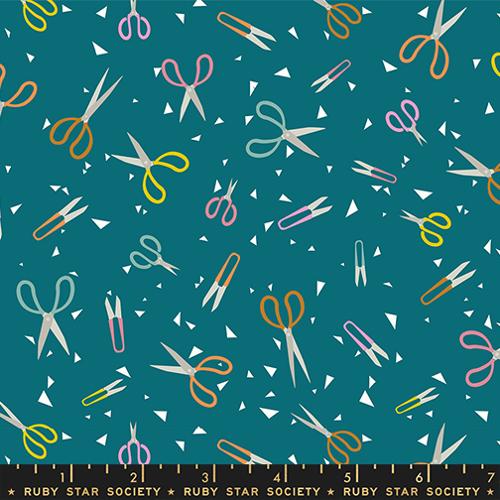 Paper Cuts 2 Storytime Scissors Fabric by the 1/2yd