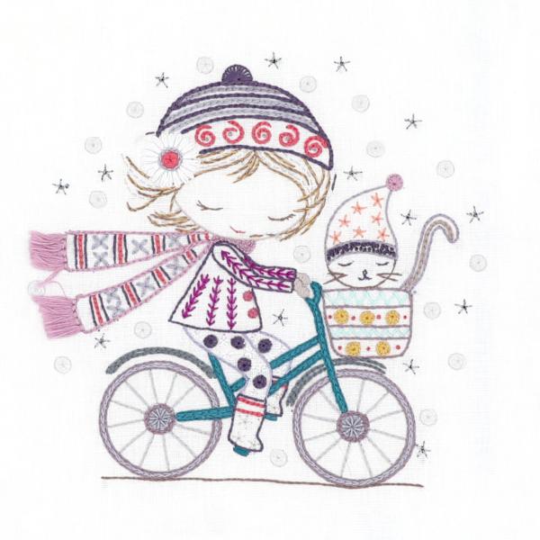 Salomé & Sacha Collection Embroidery Kits from Un Chat dans l'Aiguille