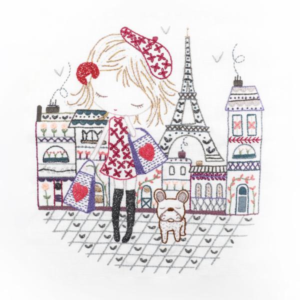 Salomé & Sacha Collection Embroidery Kits from Un Chat dans l'Aiguille