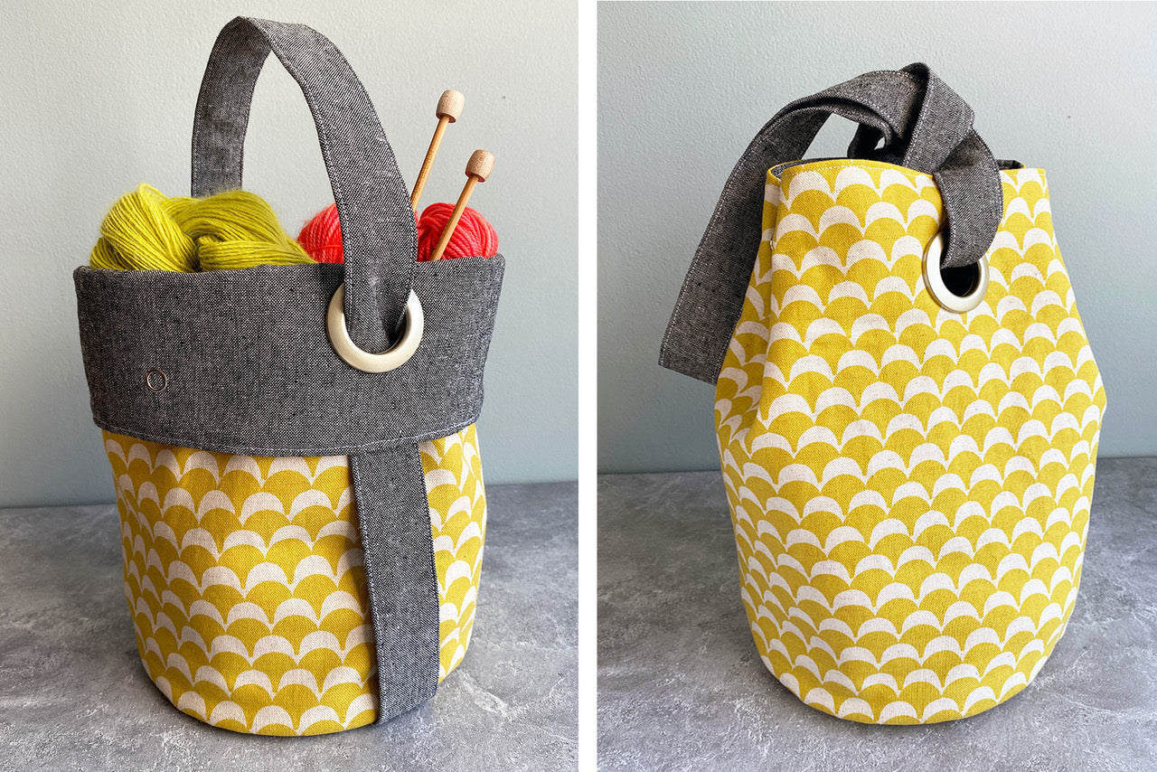 SEWING CLASS - Stitch and Stash Project Bag - LEVEL: Confident Beginner
