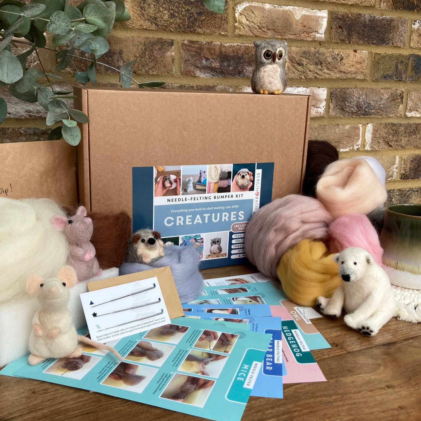 Needle Felting Kits from Bergin & Bath