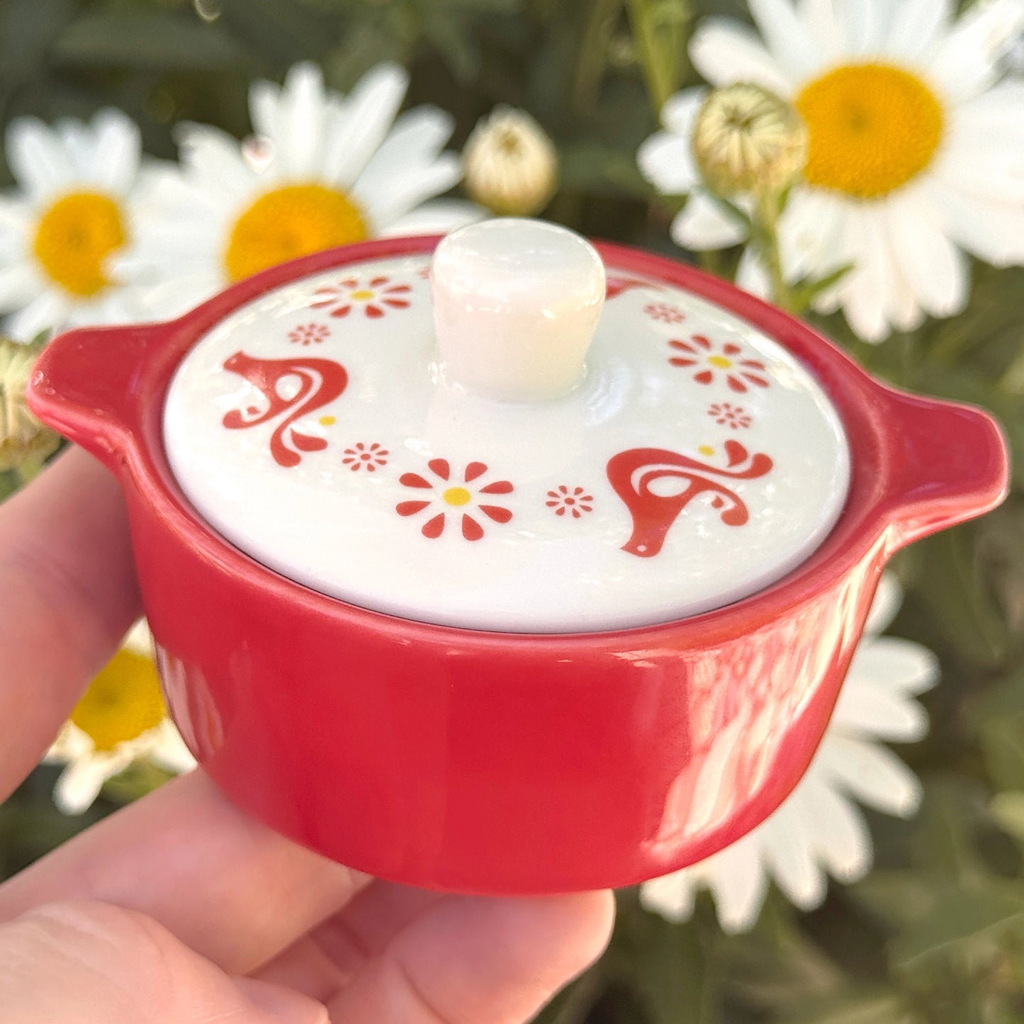Corningware-Inspired Trinket Boxes