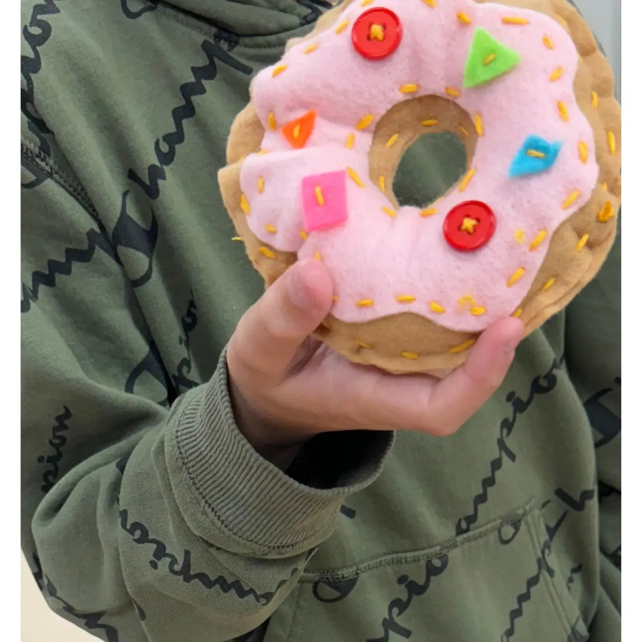 Eco-Friendly Delicious Donut Slow Stitching Hand Sewing Kit