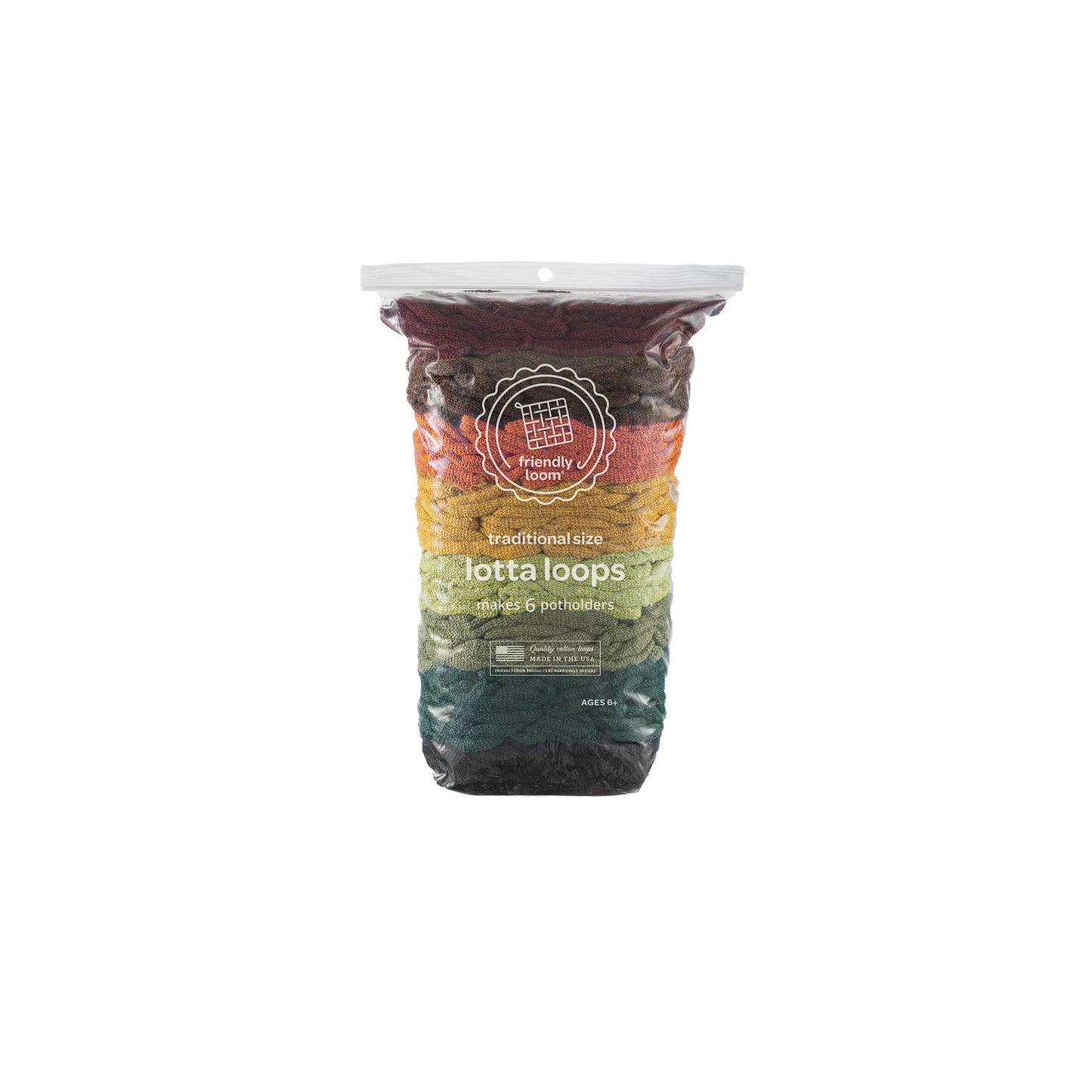 Potholder Loops - Lotta Loops Pack for Traditional 7" Loom
