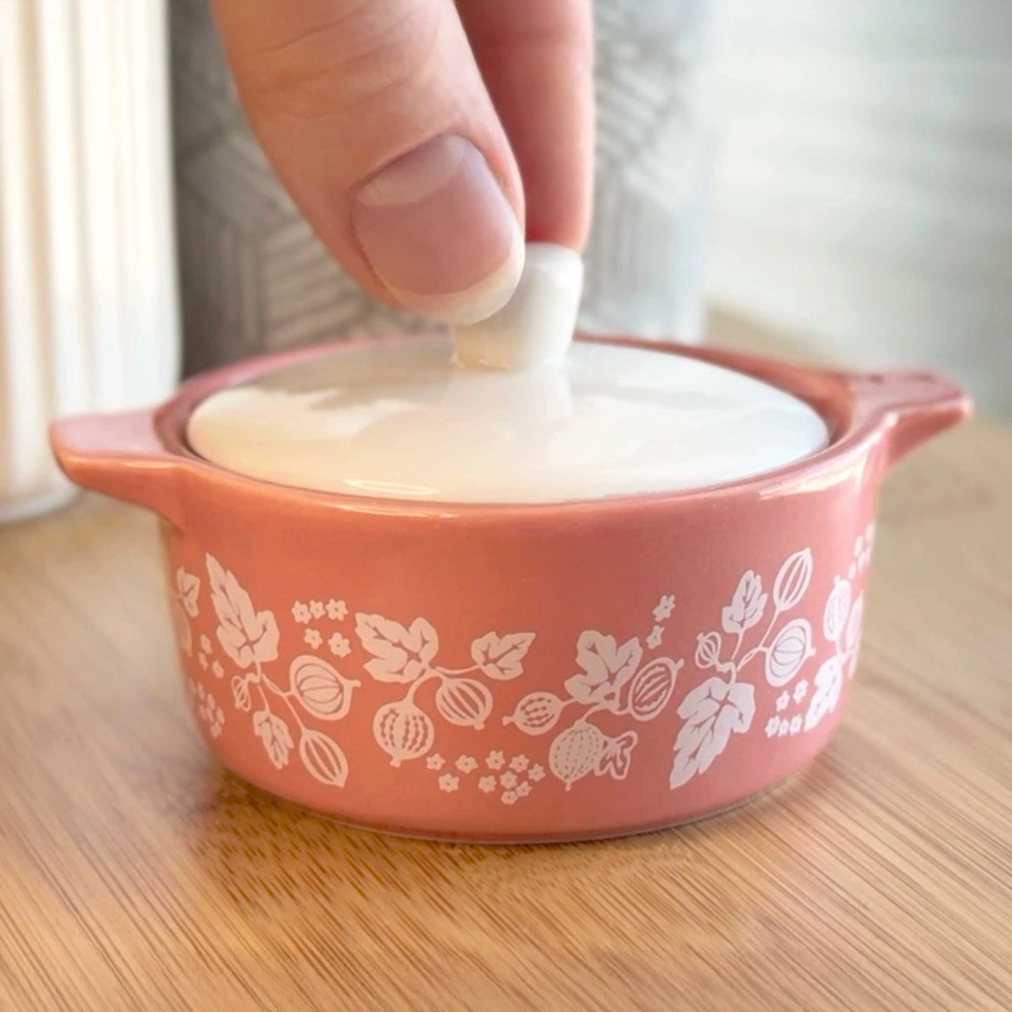 Corningware-Inspired Trinket Boxes