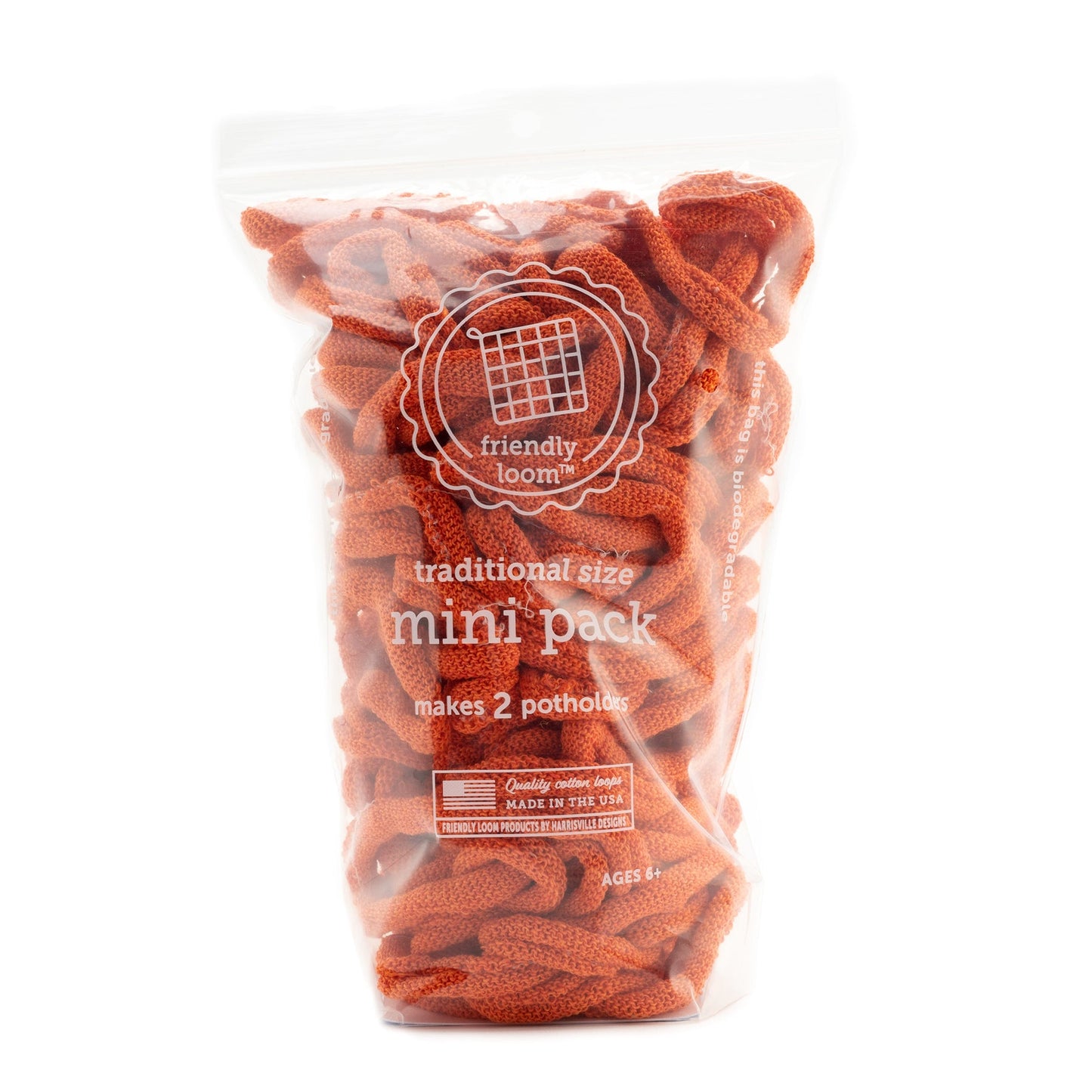 Potholder Loops - Mini Pack for Traditional 7" Loom