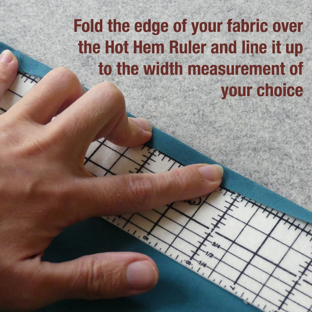 Hot Hem Ruler - More than just an ironing tool!