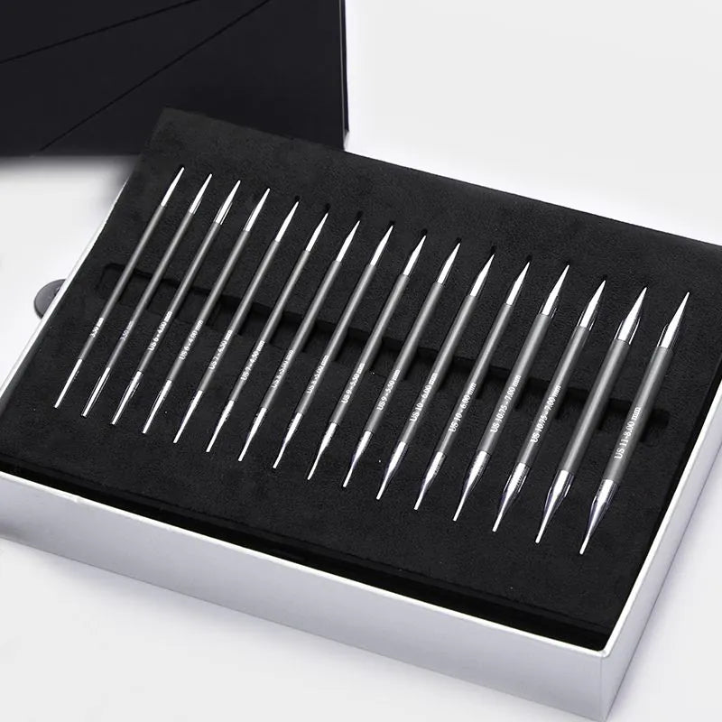 Karbonz 5" Interchangeable Circular Needle Set - Box of Joy