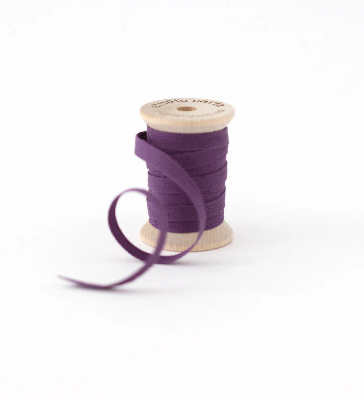 Wood spool 5 yards cotton ribbon