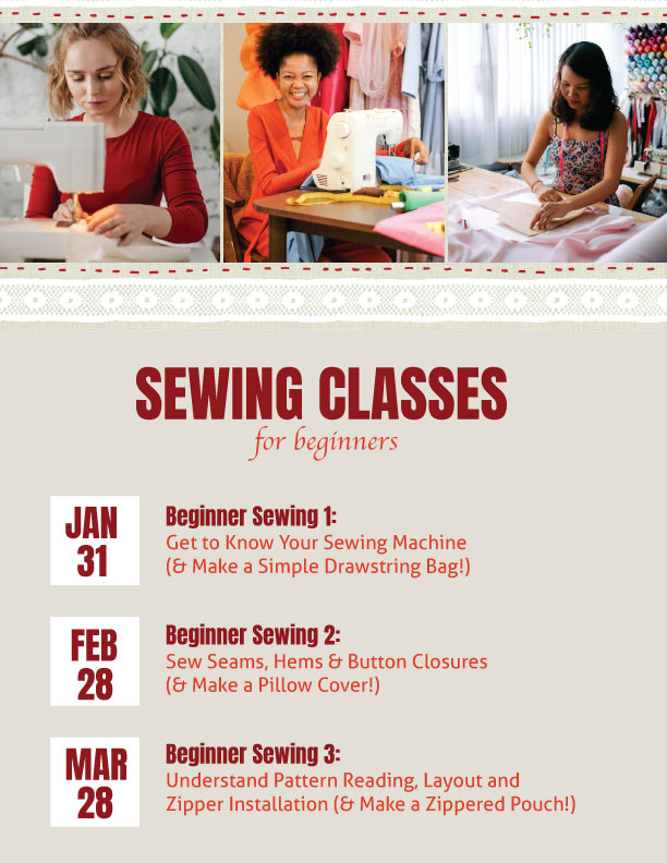 Beginner Sewing Series - Foundational Classes to Master Your Machine