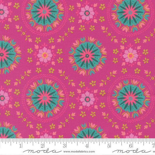 Parlor Passion Fruit Mandala Fabric - 1 yard only