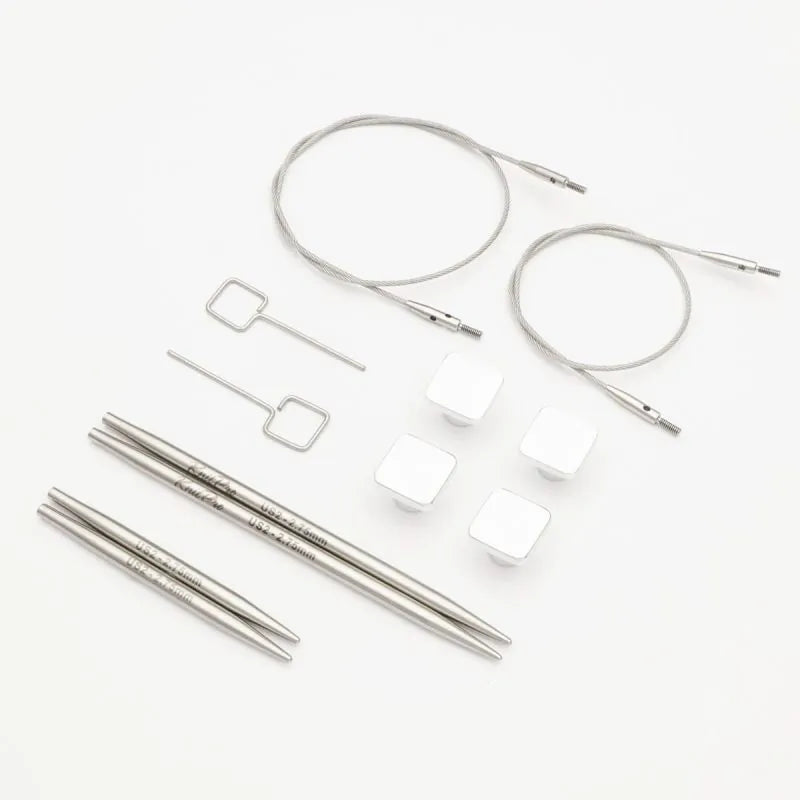 KnitPro Stelo Petite Combo 2" & 3" Interchangeable Needle Tips Set