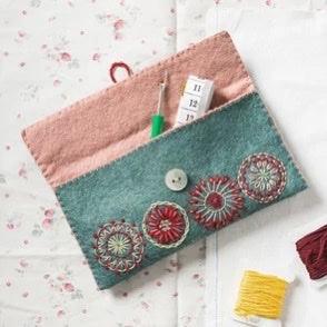 Wool Felt Embroidery Kits - Corinne Lapierre