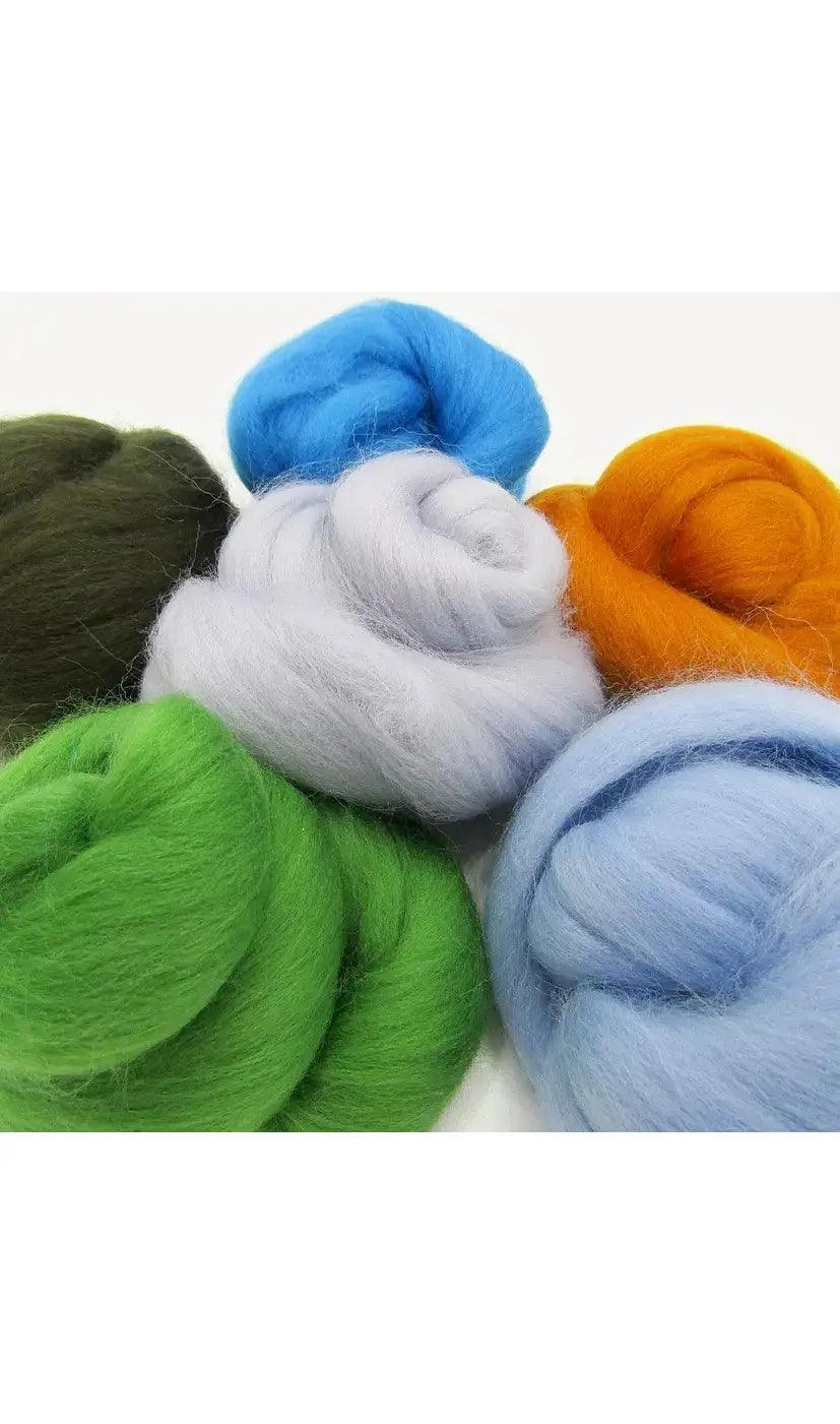 Wool Roving A Rabbit Dyed Merino Wool Roving Bundles – Rabbit Row Yarns & Haberdashery