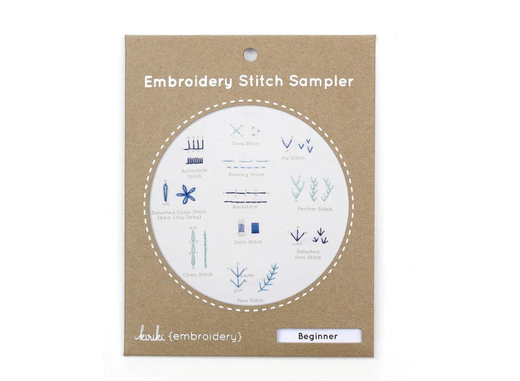 Stitch Samplers Shell Embroidery Stitch Samplers – Rabbit Row Yarns & Haberdashery